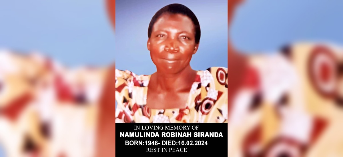 Mrs Robinah Namulinda Siranda (RIP)