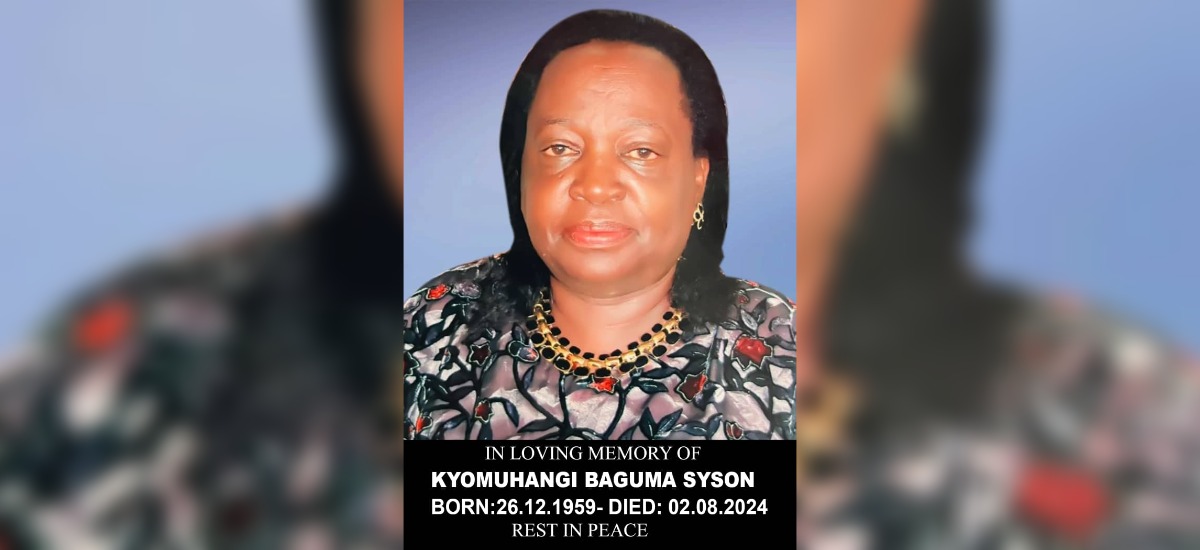 Mrs Syson Kyomuhangi Baguma (RIP)