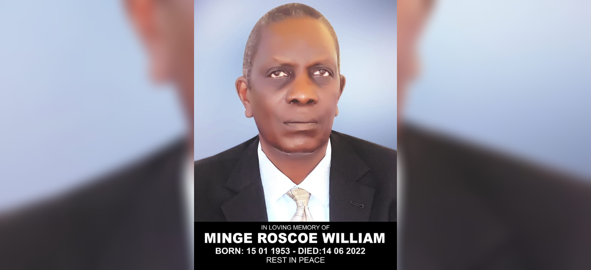 Mr Roscoe William Minge (RIP)