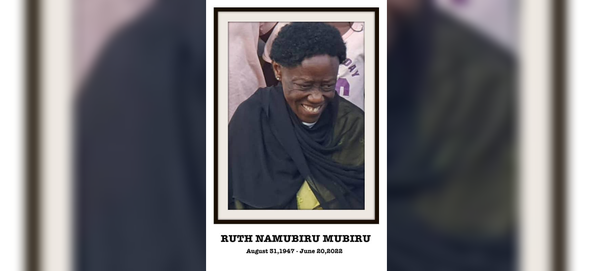 Ms Ruth Namubiru Mubiru (RIP)