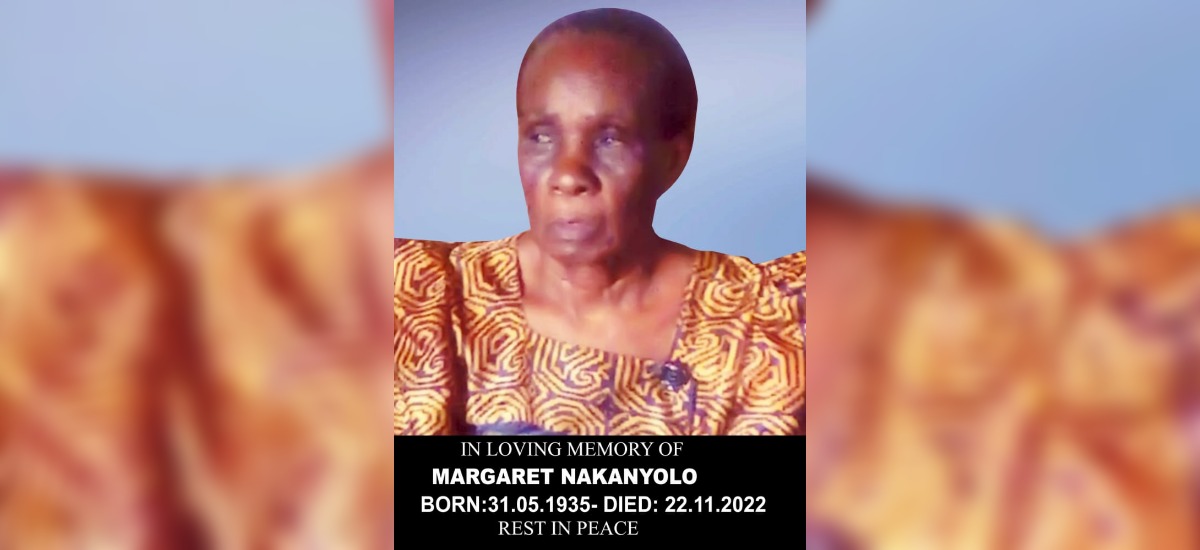 Mr Margaret Nakanyolo (RIP)