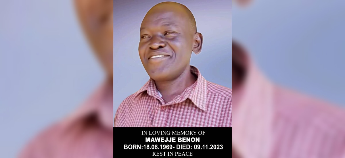 Mr Benon  Mawejje (RIP)