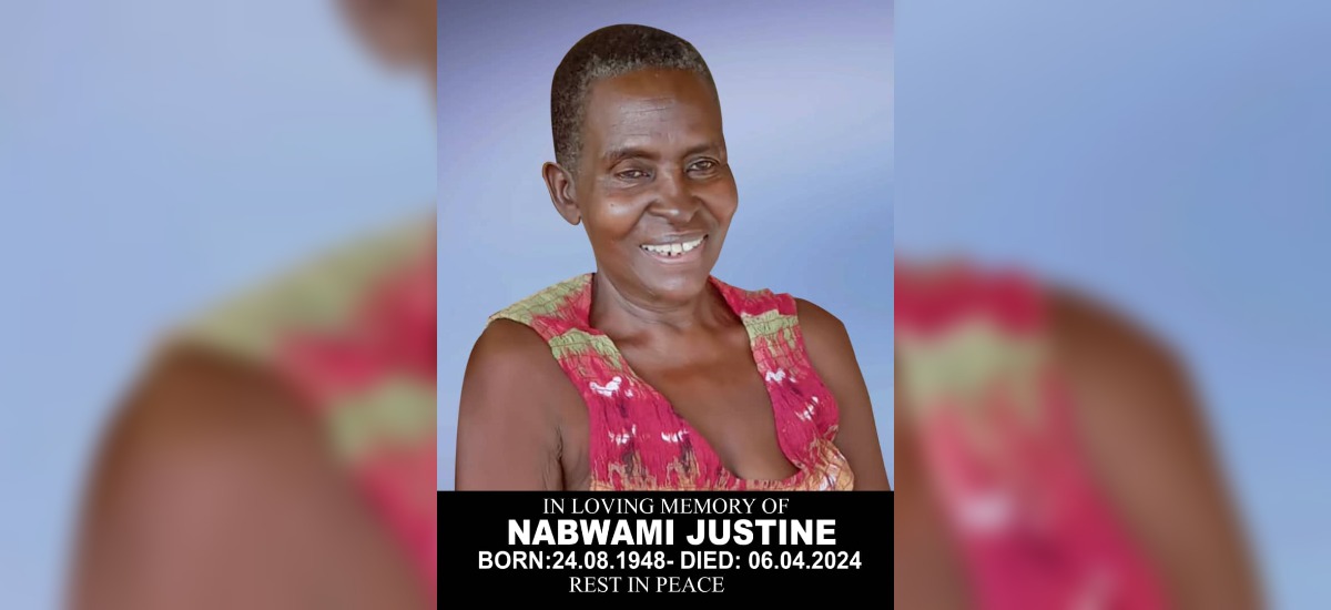 Mrs Justine Nabwami (RIP)